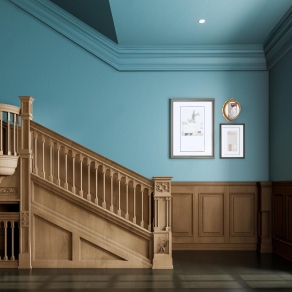 美式楼梯间3D模型下载